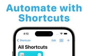 Automate with Shortcuts