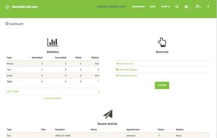 ReminderCall.com screenshot 2