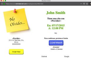 ReminderCall.com screenshot 1