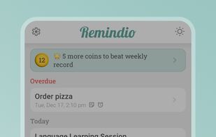 Remindio screenshot 2