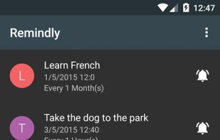 Remindly screenshot 1