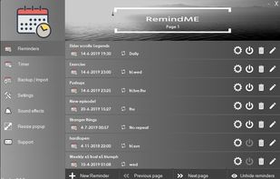 RemindMe desktop calendar screenshot 1
