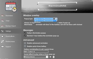RemindMe desktop calendar screenshot 3