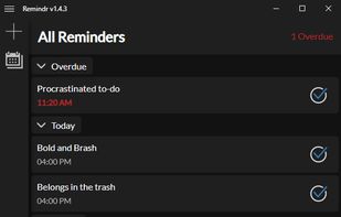 Remindr screenshot 1