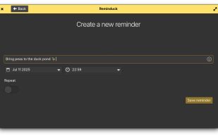 Reminduck screenshot 2