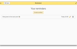 Reminduck screenshot 3