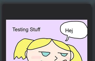 Sticker reactions on a post. You get one sticker to place per post.