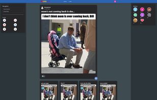 A thread: one original image and the remixes people made off it