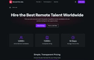 Post a Job on Remote First Jobs