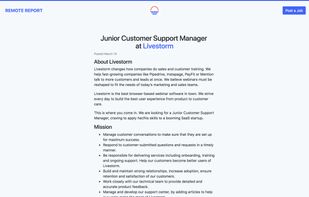 Remote Report screenshot 1