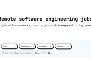 Remote Software Engineering Jobs screenshot 1