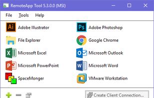 RemoteApp Tool screenshot 1