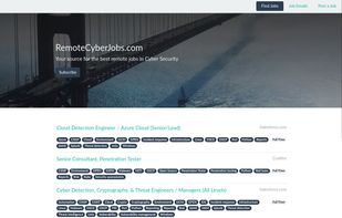 RemoteCyberJobs.com screenshot 1