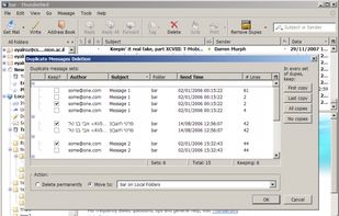 Remove Duplicate Messages - Thunderbird screenshot 1