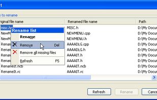 Problems report dialog screen-shot