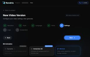 Rendrio screenshot 2