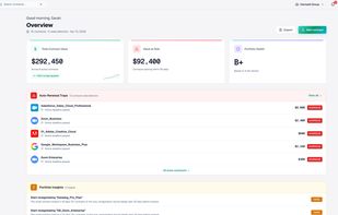 Dashboard / portfolio overview | Every vendor contract at a glance. Auto-renewal traps flagged.