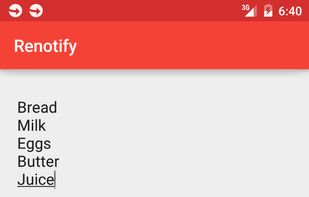 Renotify screenshot 2