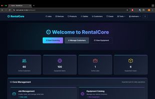 RentalCore screenshot 1