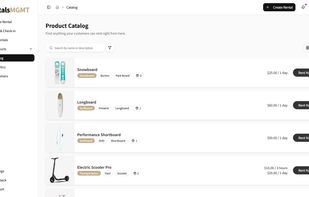 Product Catalog - List View