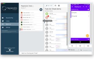 The batch runner allows to replay many tests at once