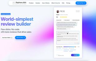 Rephew.Click – world-simplest review builder