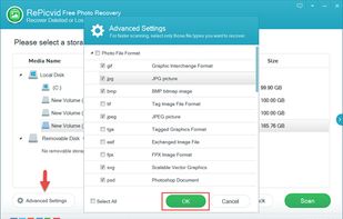 refine photo format to scan