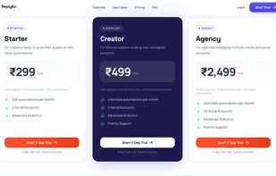 Price page