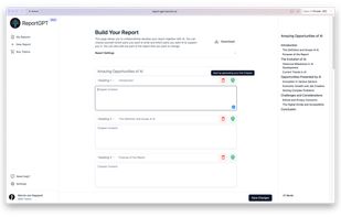 ReportGPT screenshot 1