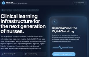 Reportica Pulse Home Page