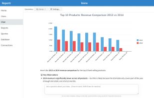 Use AI chat to display charts