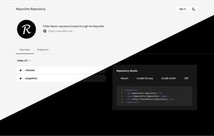 Reposilite screenshot 1