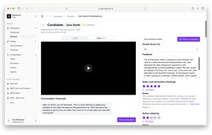 Smart company review dashboard with ATS integration