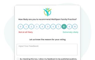 Gather Patient Feedback with RepuGen

Build lasting patient trust by automatically capturing and featuring positive experiences.