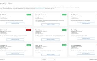 Reputation Management screen