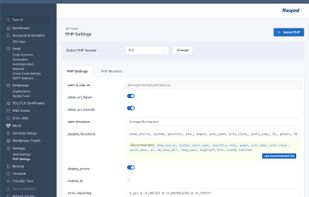 PHP Settings