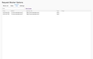 Request Blocker screenshot 2