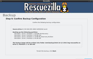 Rescuezilla screenshot 3