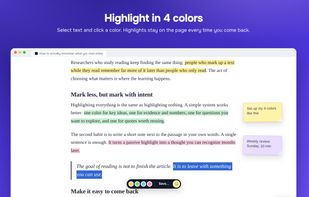 Research Web Highlighter screenshot 1