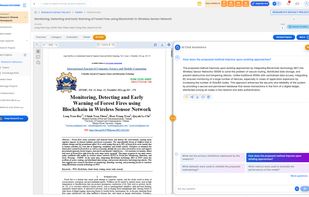 ResearchCollab AI Chat lets you interact naturally with your research documents. It uses AI to answer questions, summarize content, and generate insights from your papers, making it easier to explore and understand complex information quickly and efficiently.