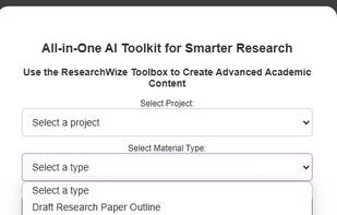 Create academic content with ease utilizing all your research.