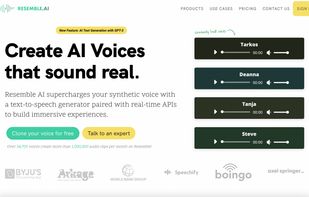 Resemble AI screenshot 1