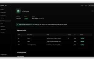 Resend.com screenshot 1