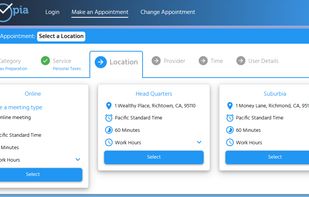 Reservopia.com screenshot 1