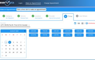 Reservopia.com screenshot 2