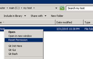 ResetPermission screenshot 2