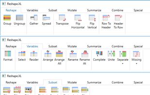 add-in functions for data wrangling.