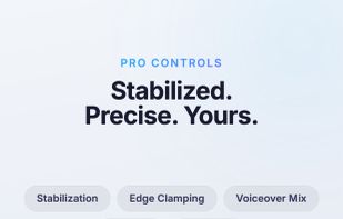 Guide the subject and record a smooth motion path.