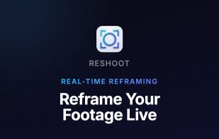 Reframe footage with gyro or touch controls.
