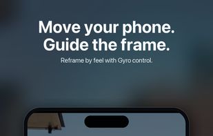 Move your phone to guide the subject and record a smooth camera path.